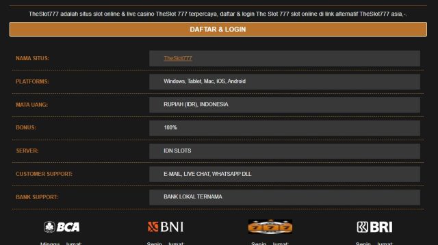 theslot777, theslot 777, theslot777 asia, theslot777 slot, daftar theslot777, link alternatif theslot777, login theslot777, situs slot online, betgratis, agen slot terbaru